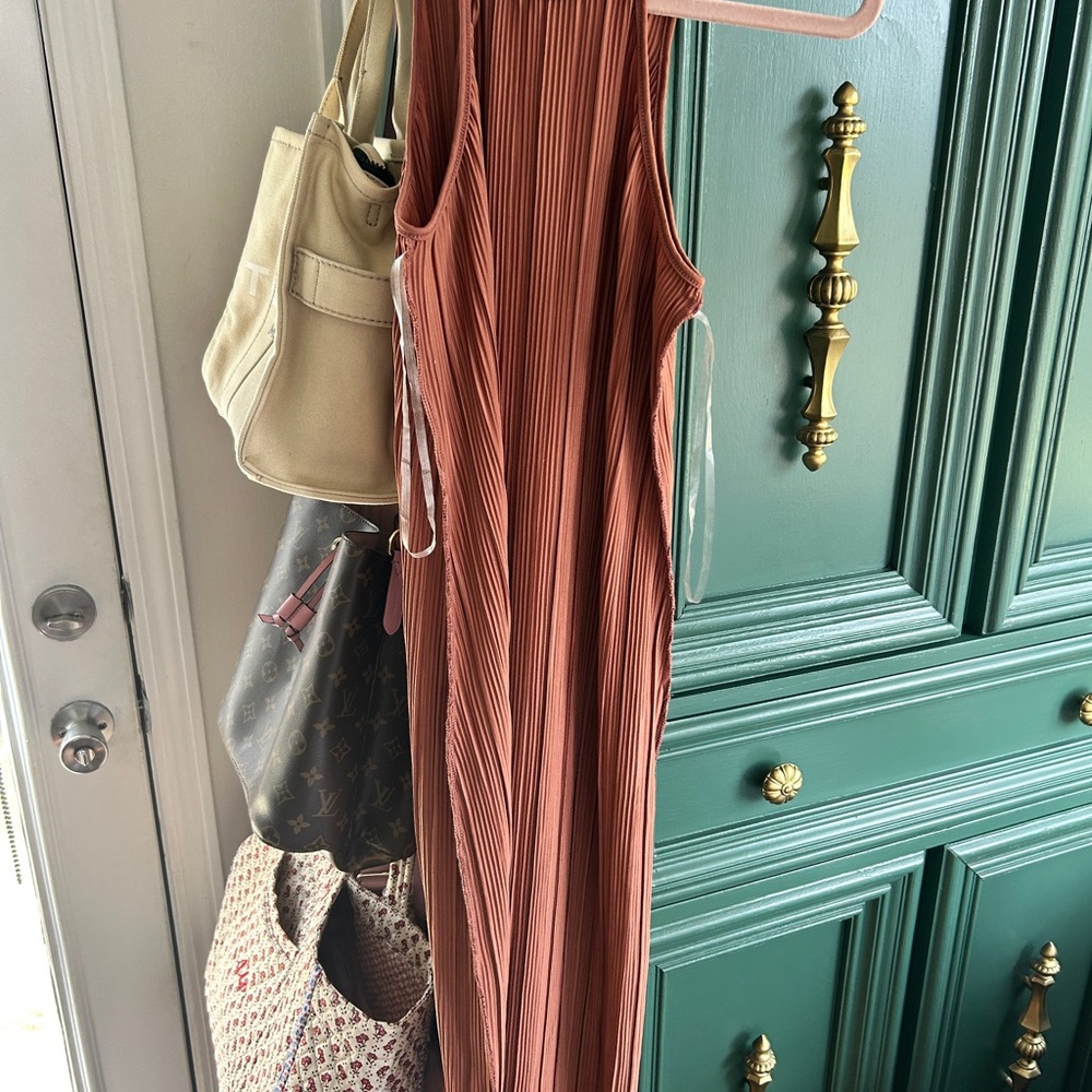 a new day Sleeveless Rust Maxi Dress